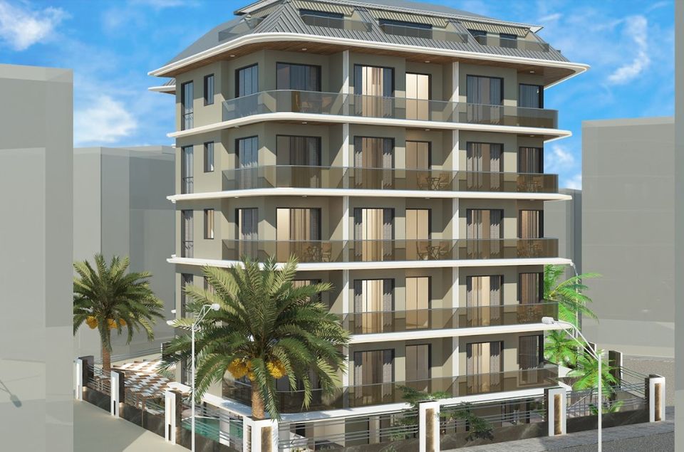 Новейший инвестиционный проект жилого комплекса в центре Аланьи (#50-7700)