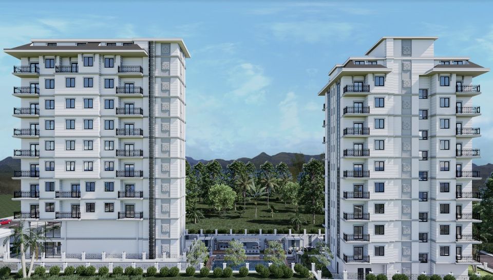 Новейший проект жилого комплекса в Махмутларе (#53-4809)